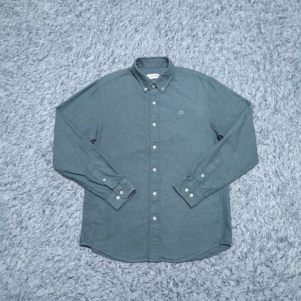 라코스테)100 남자 레귤러핏 체크셔츠남방 / 왕눈이샵