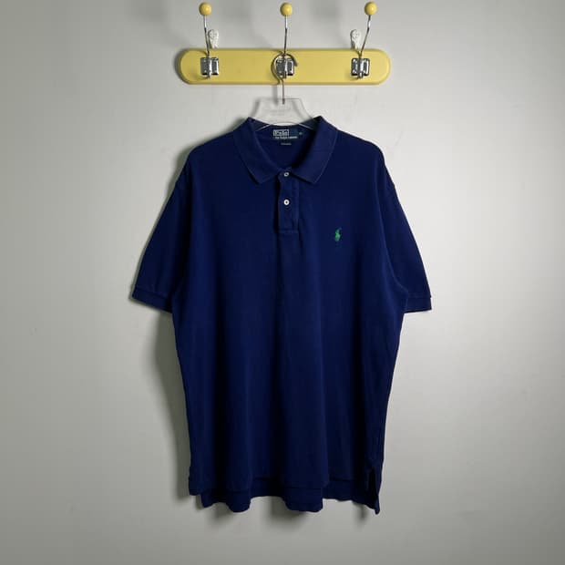 폴로 랄프로렌 네이비 반팔 폴로 셔츠 XL