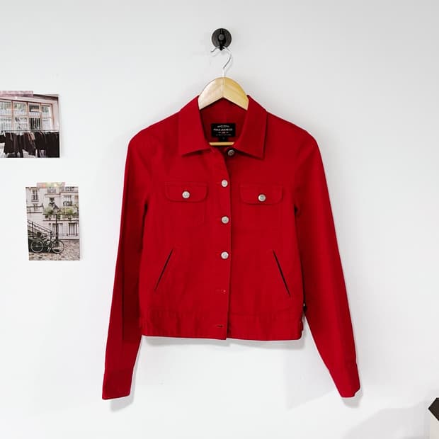 [S] 90s 폴로진스 트러커자켓