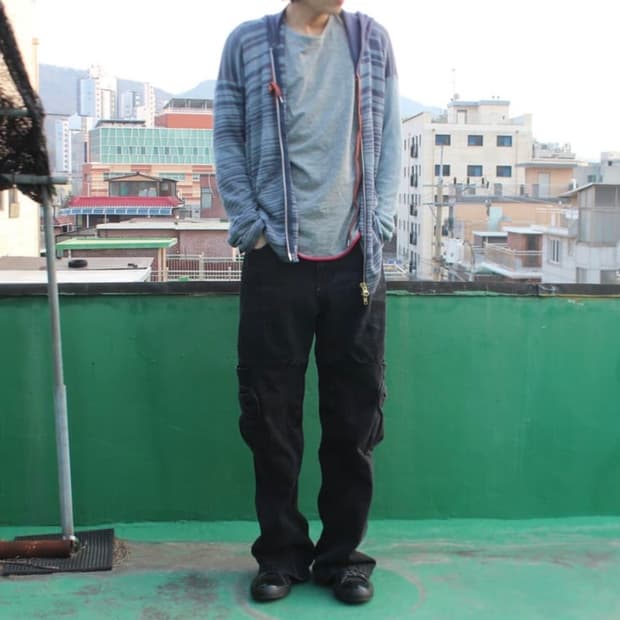 Vivienne Westwood Man Stripe Knit Zip up