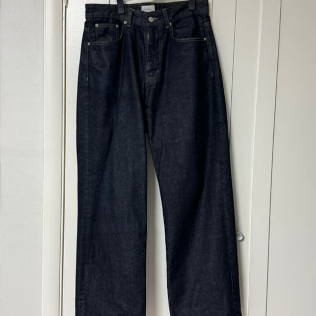 youth 유스 와이드 생지데님 one wash 롱버전