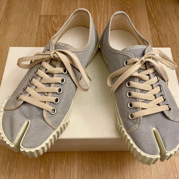 Maison Margiela 타비 로우탑 캔버스스니커즈 /37사이즈