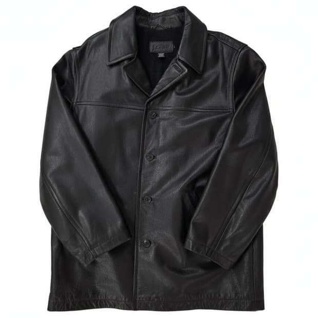 J.crew 제이크루 레더 카코트 leather car coat