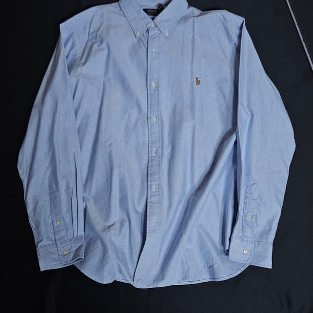 폴로 랄프로렌 옥스포드 셔츠 하늘색