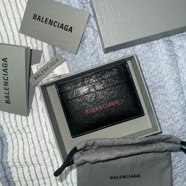 발렌시아가 카드 지갑