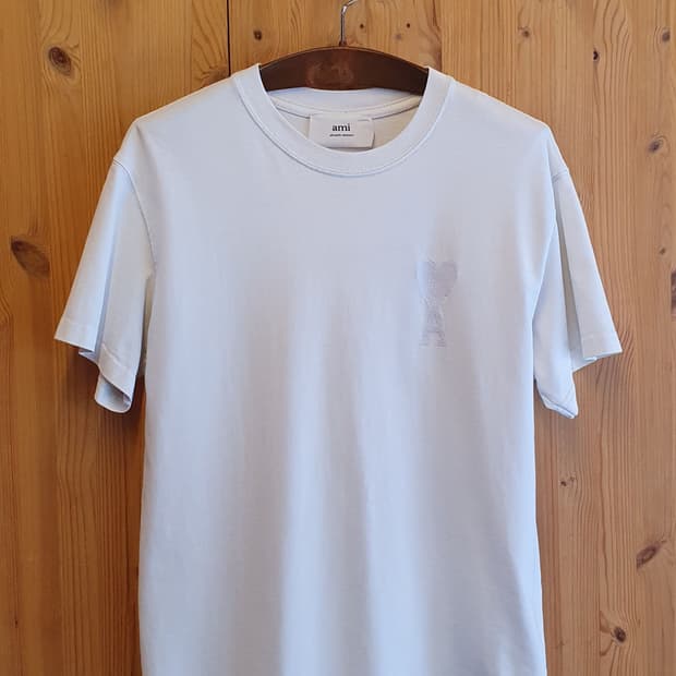 90/66.아미 화이트 반팔티(공용) 
