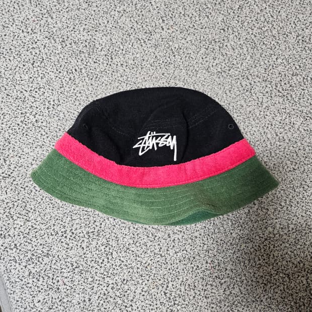 스투시 Stussy 스톡 테리 버킷햇