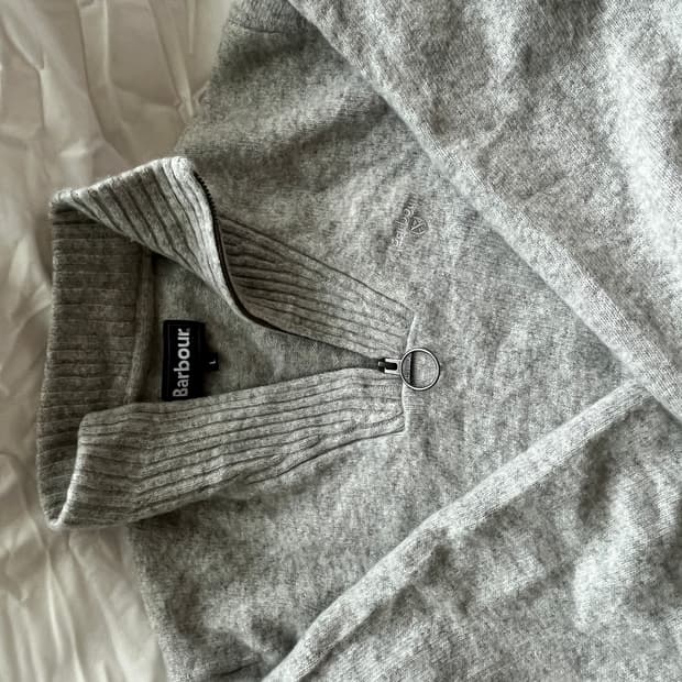 바버 하프집업 니트 L