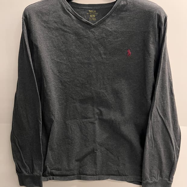 폴로 랄프로렌 남성 긴팔 V넥 티셔츠 XL