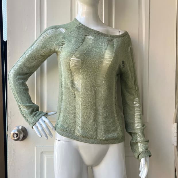Vintage Mint knit 민트 여름 니트 