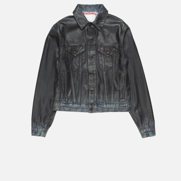 Acne Studios 코팅 데님 재킷 (SS26)