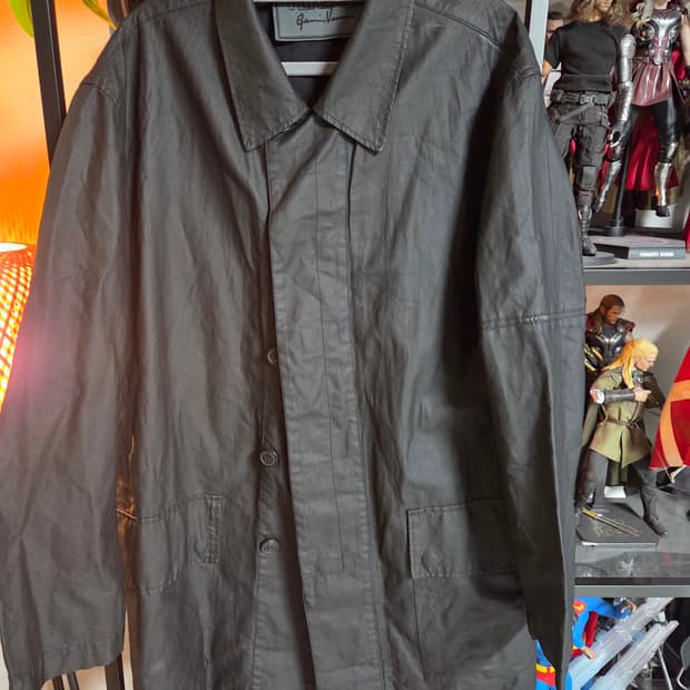 베르서스 베르사체 남성 코팅 코트 블랙컬러입니다