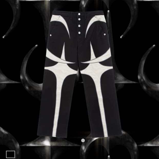 떠그클럽  TC Leather Black Denim Pants2