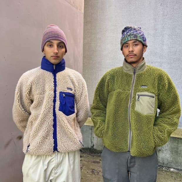 00s Patagonia Deep Pile green