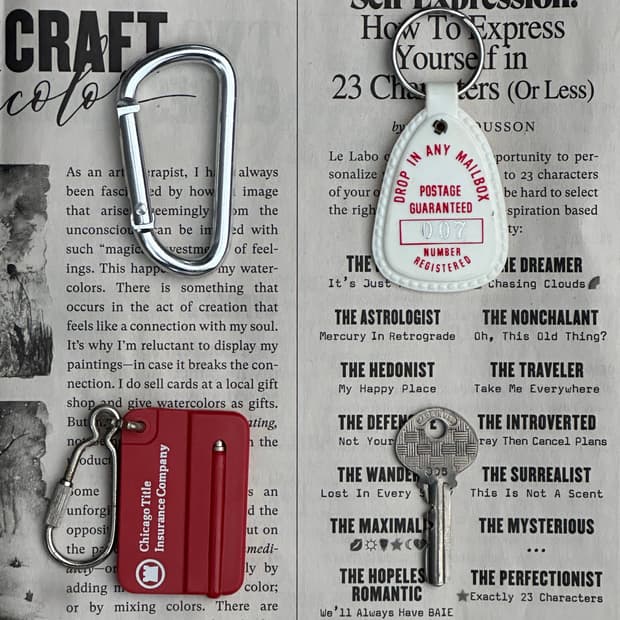 [EAST] America vintage keyring