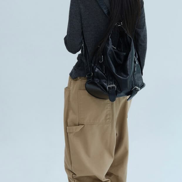 투웨이 숄더백 화이트