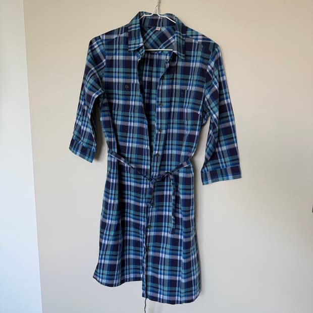 blue tartan shirts