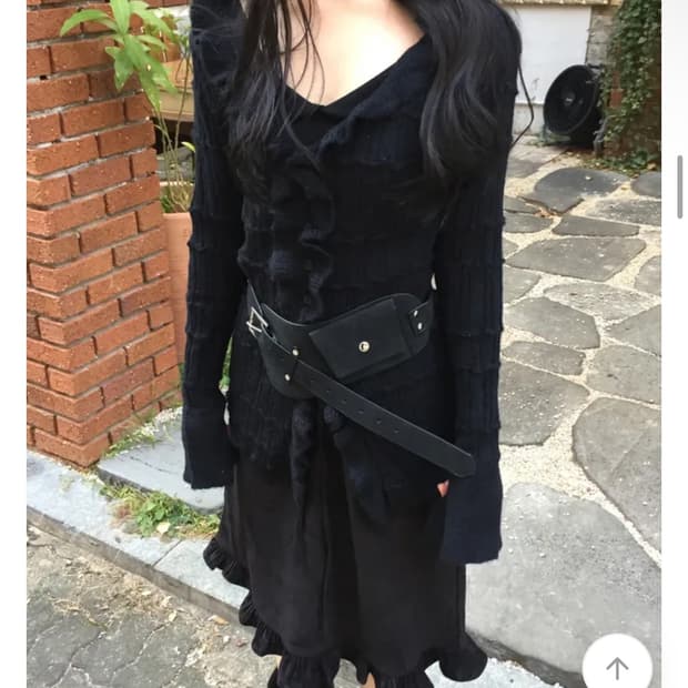 레이스 블랙 셋업