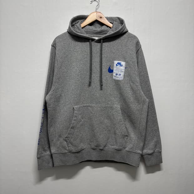 나이키 에어포스1 그레이 후드티