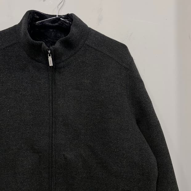 임페리얼 울 헤링본 이너탈착 집업 자켓