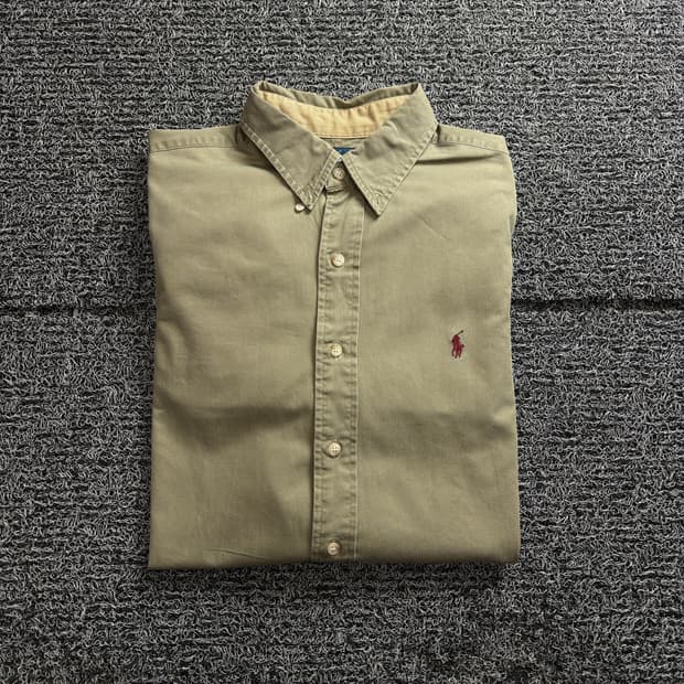 폴로 랄프로렌 엘보 패치 솔리드 셔츠 3076