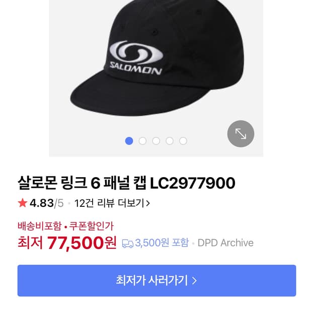 살로몬 링크 6 패널 캡