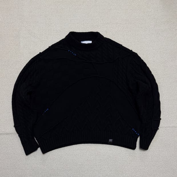 자라 X 아더에러 패치워크 오버사이즈 니트