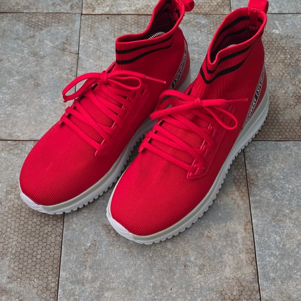 (240)디스커버리 에일리 하이퍼 니트 1.0 레드