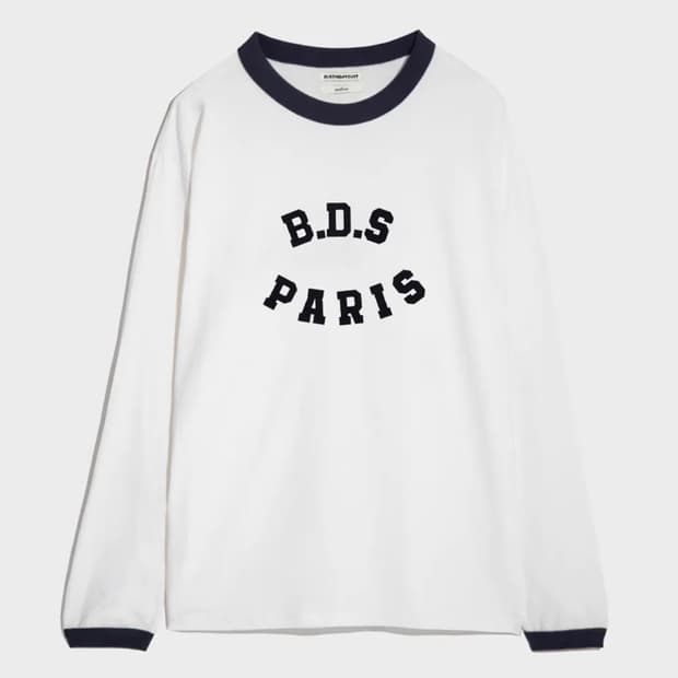 벌스데이수트 RINGER T-SHIRT L/S (OFF WHITE)