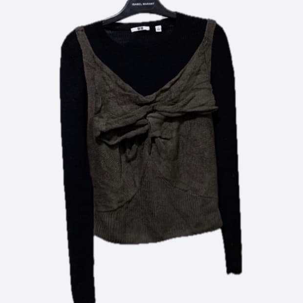 레이어드 나시 블라우스