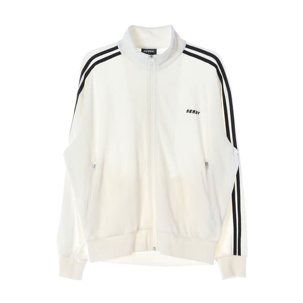 NERDY 화이트 트랙 자켓 M