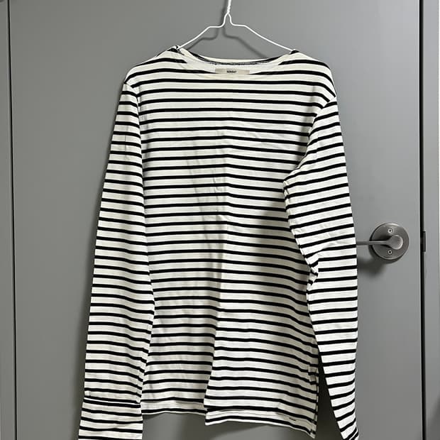 NOHANT 스트라이프 긴팔 티셔츠