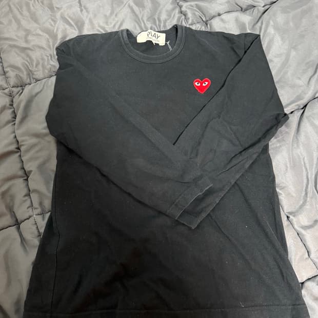 꼼데가르송 롱슬리브 정품