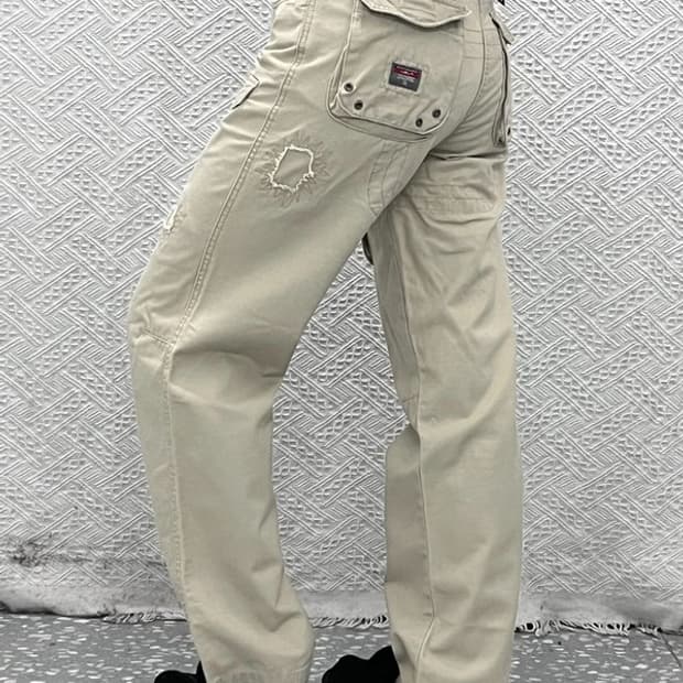 푸부 FUBU 스트릿 펑크 아일렛 스터드 카고팬츠 30인치 C12280