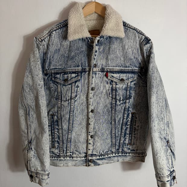 리바이스 쉐르파 안감 트러커 자켓(XL)