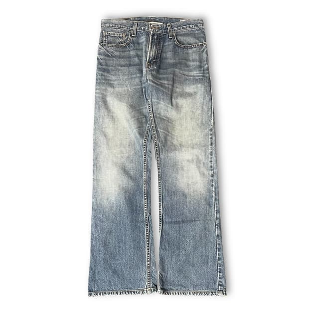 (32) 리바이스 527 32X32 워싱 데님 팬츠 로우부츠컷