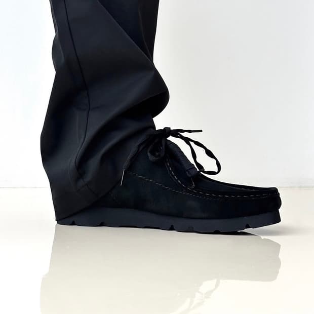 포스트아카이브팩션 X 클락스 왈라비 BT 블랙 290 비브람