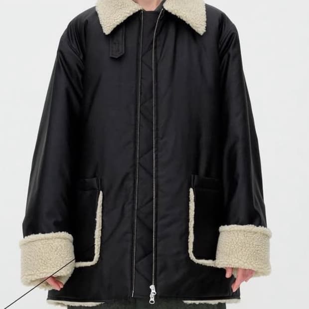 UMBER 엄버 양털 무스탕 자켓