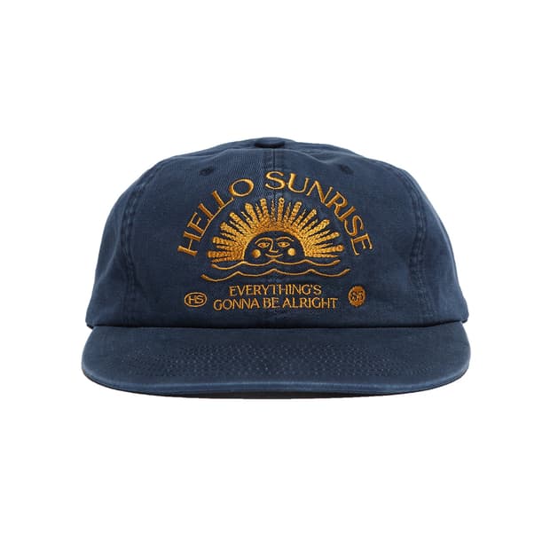 Washed HS Arch Logo 6Panel Cap_Navy/Oran