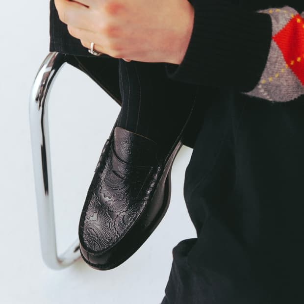KENFORD paisley loafers 켄포드 페이즐리 로퍼