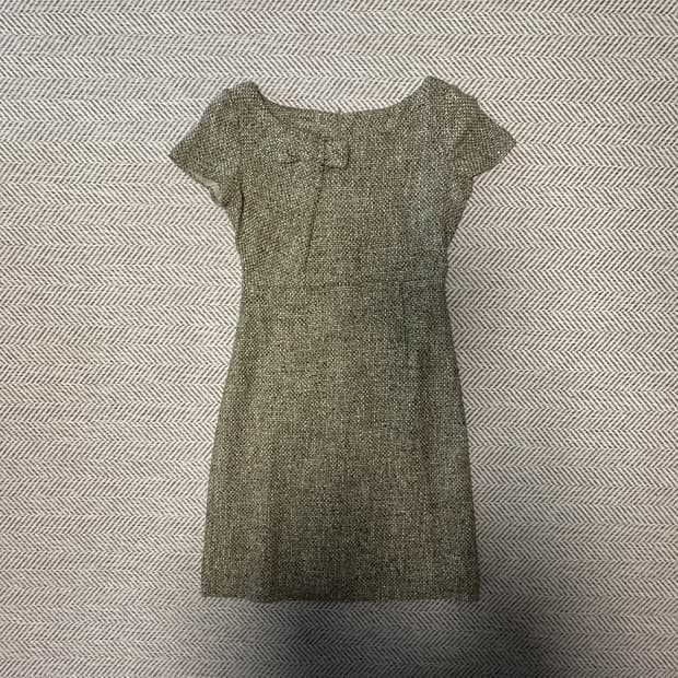 VALENTINO red italy made tweed onepiece