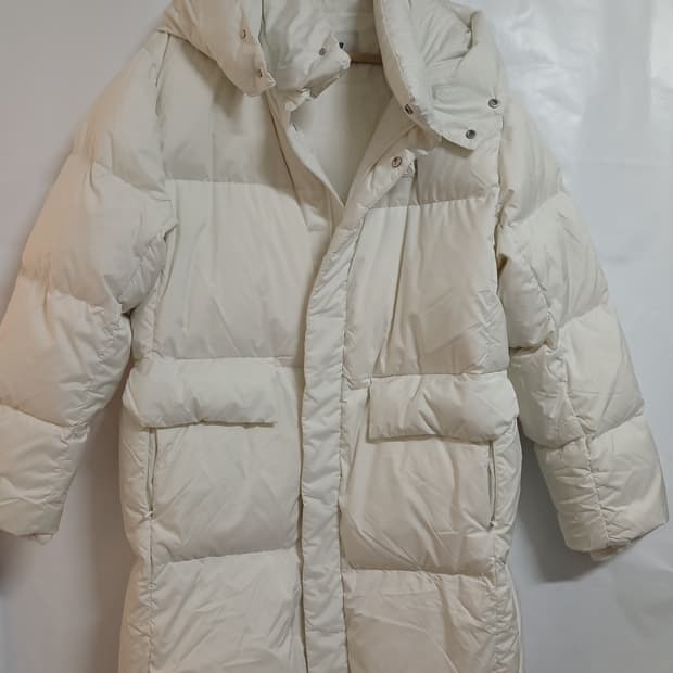 (160,95)MLB 뉴욕양키즈 롱패딩 화이트