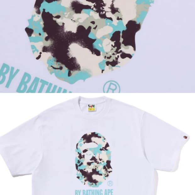 베이프 맵 카모 티셔츠 희귀템