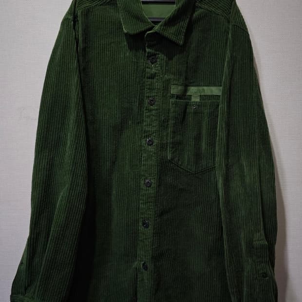 정품 스톤아일랜드 코튼 코듀로이 셔츠 105 / XL