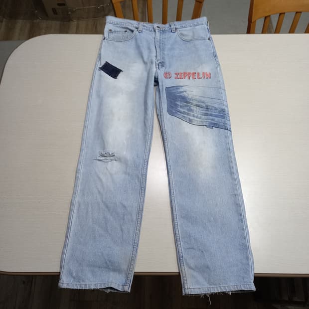 33 93's 리바이스515-0217 일자진 연청 커스텀 33-447