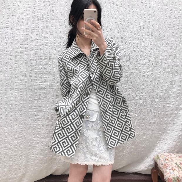 monochrome maze jacket
