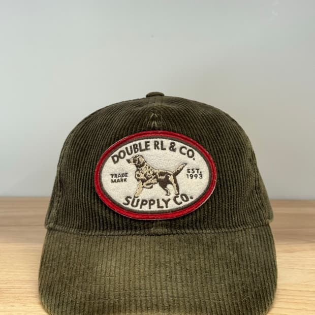 RRL 코듀로이 헌팅 볼캡