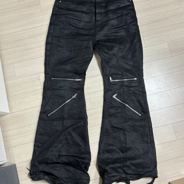 릭오웬스 리넨 카고팬츠