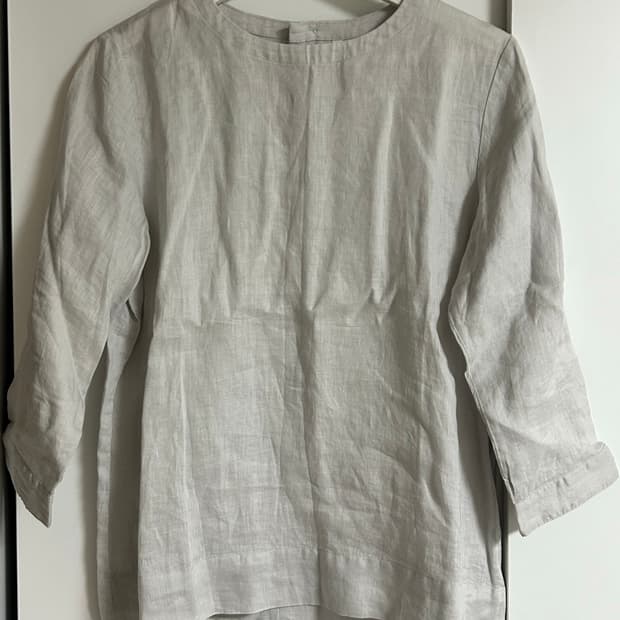 무인양품 마100% 블라우스