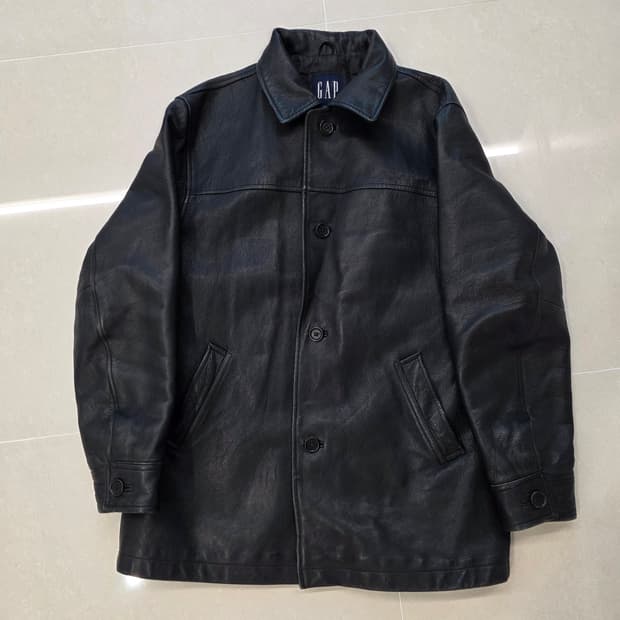 올드 갭 레더 카코트 S